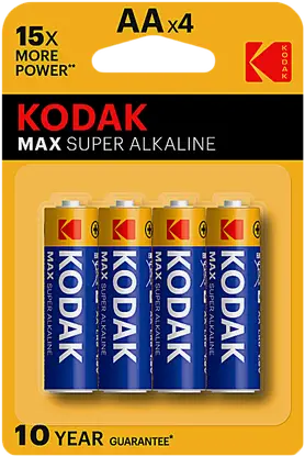 Батарейки Kodak Max Super АА 4шт