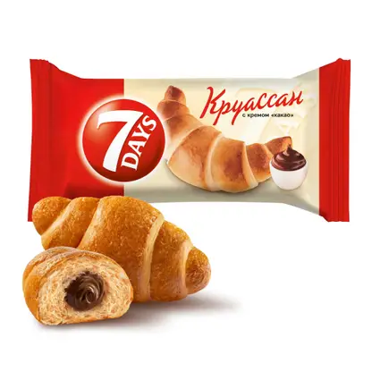 Изображение товара Круассан с кремом Какао 7Days 65г