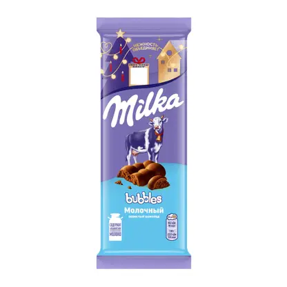 Изображение товара Шоколад Milka Bubbles молочный пористый 72г