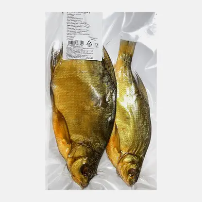 Лещ Кубанский продукт холодного копчения неразделанный 350г