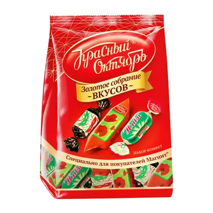 Изображение товара Конфеты Красный октябрь Золотое собрание вкусов 250г