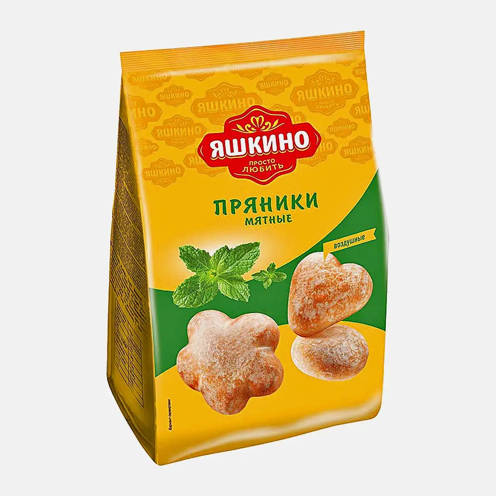 Пряники Яшкино Мятные 350г
