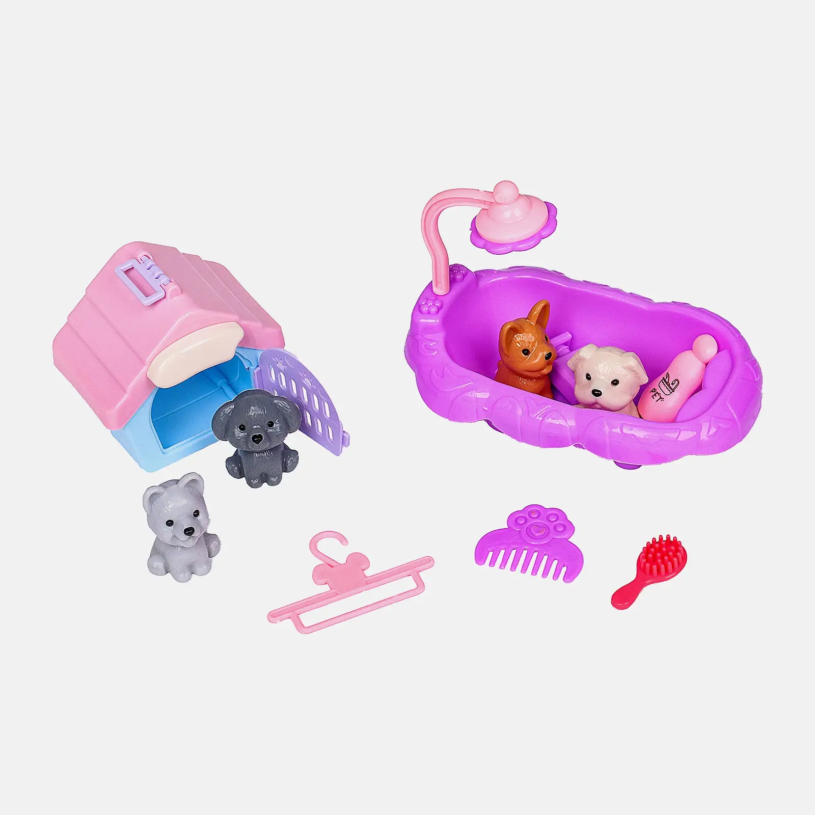 Игровой набор 4 собачки с аксессуарами D172239 в ассортименте