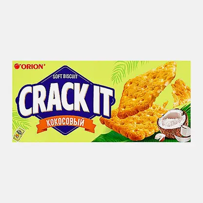Печенье затяжное Orion Crack-it Coconut 72г