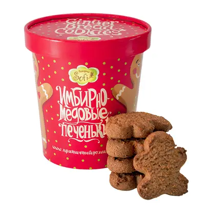 Изображение товара Печенье имбирно-медовое Пекарня Sofi 100г