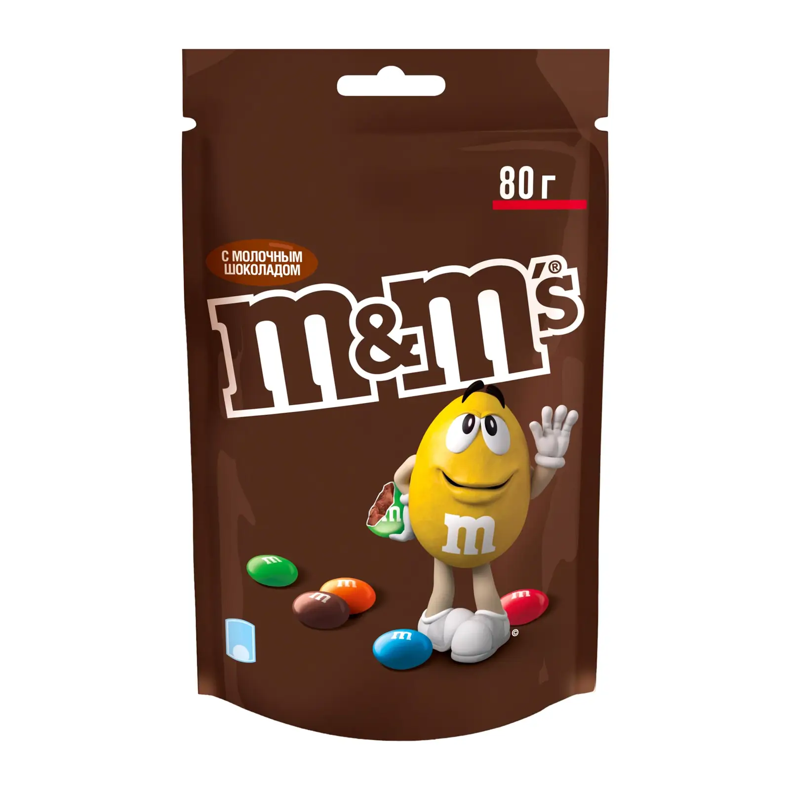 Изображение товара Драже c молочным шоколадом M&M's 80г