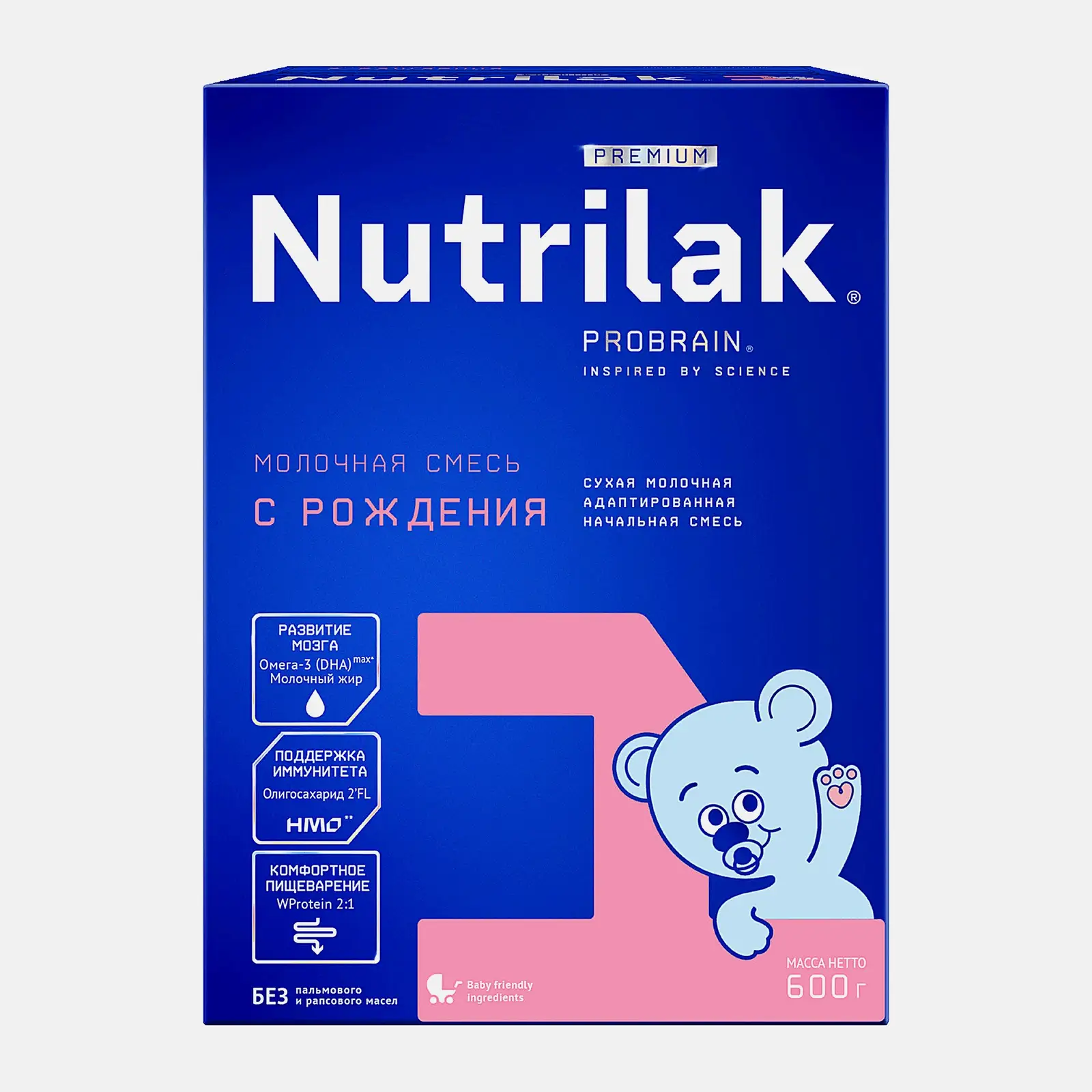 Изображение товара Молочная смесь Nutrilak Premium 1 для новорожденных 600 г с DHA и ARA Изображение товара Молочная смесь Nutrilak Premium 1 для новорожденных 600 г с DHA и ARA