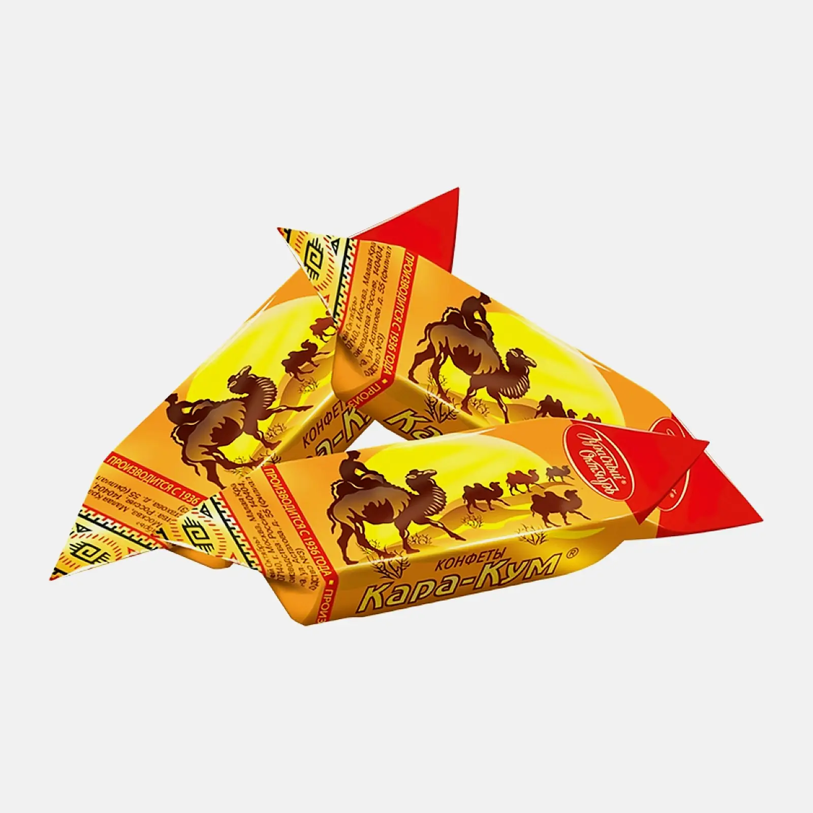 Изображение товара Конфеты Кара-кум шоколадные с арахисом и вафлями 300 г