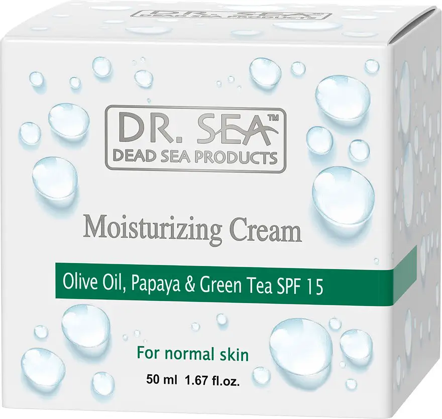 Крем для лица Dr.Sea увлажняющий с зеленым чаем Spf 15 50мл