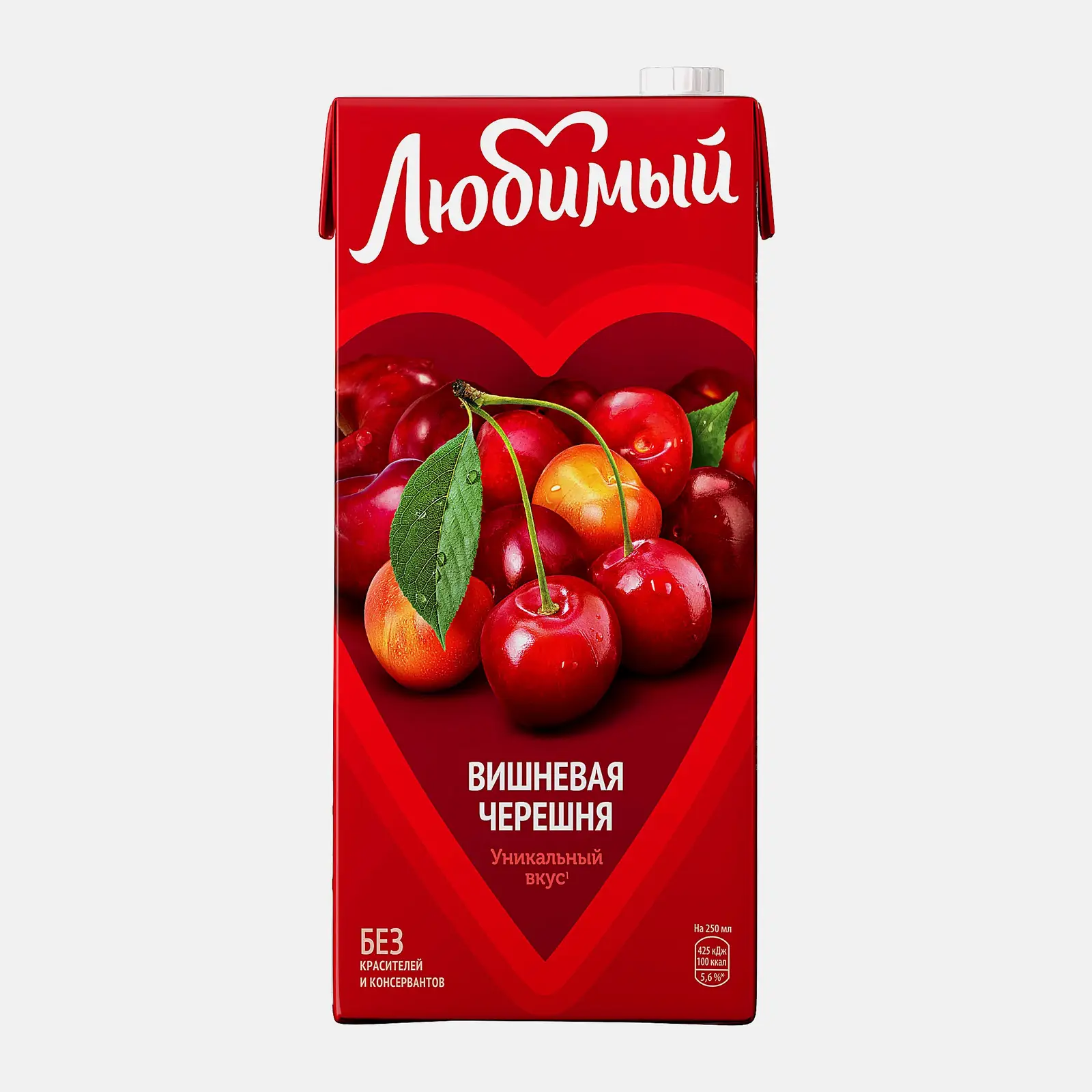 Изображение товара Напиток Любимый Яблоко вишня черешня 1.93л