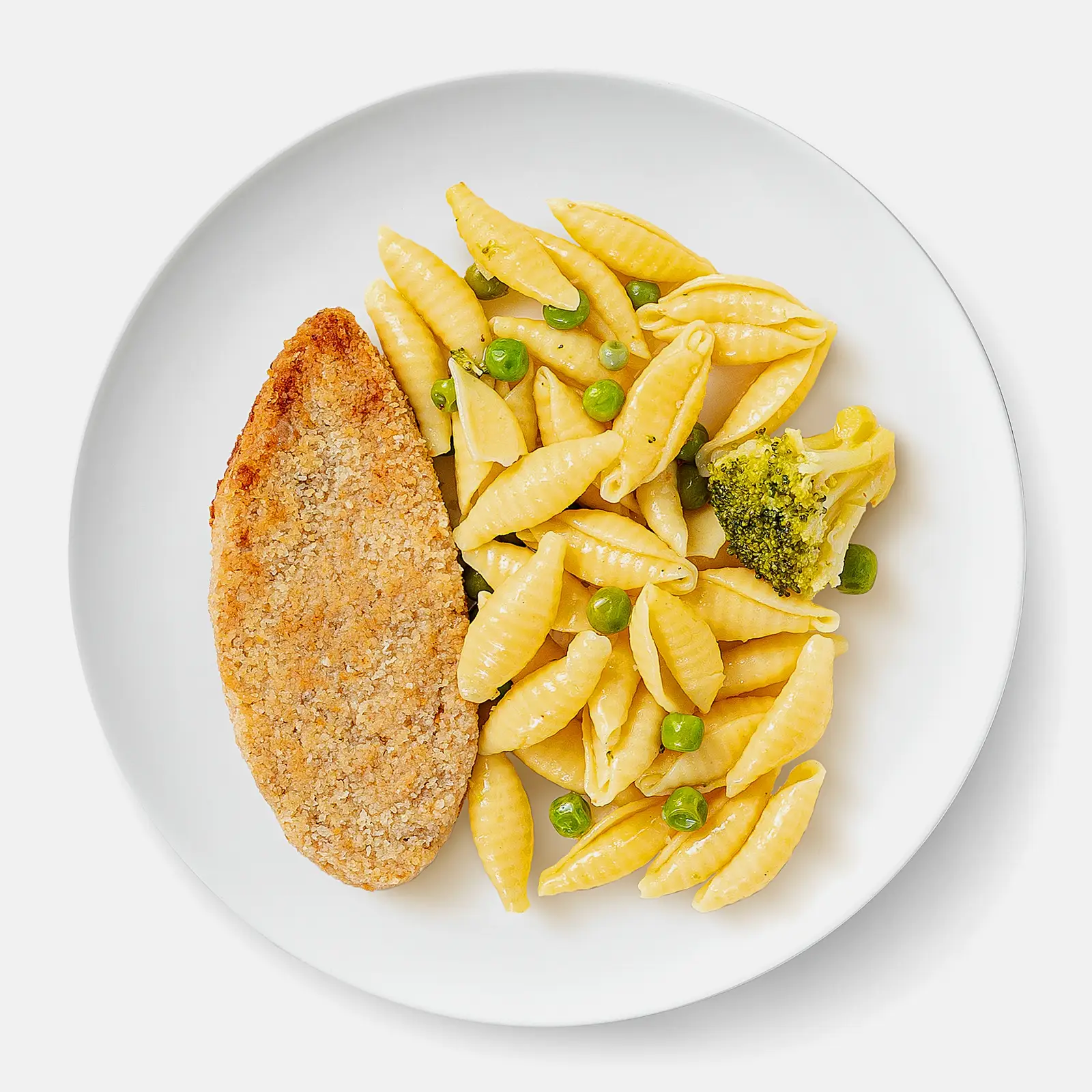 Изображение товара Куриная котлета с макаронами и брокколи Cook Chart 220 г - питательное блюдо с зеленью Изображение товара Куриная котлета с макаронами и брокколи Cook Chart 220 г - питательное блюдо с зеленью