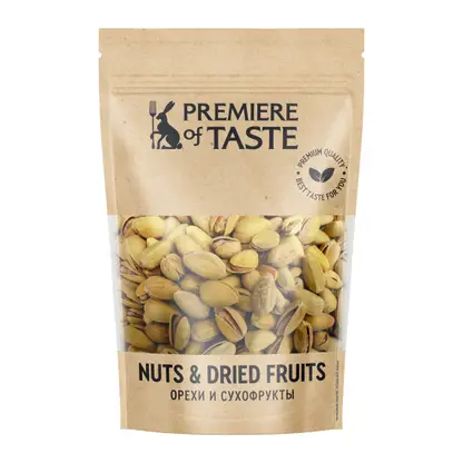 Изображение товара Фисташки жареные соленые Premiere of Taste 130г