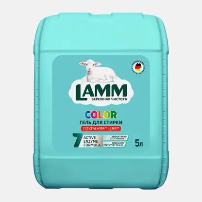 Гель для стирки цветного белья Color Lamm 5л