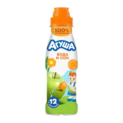 Изображение товара Напиток сокосодержащий Агуша яблоко 300мл