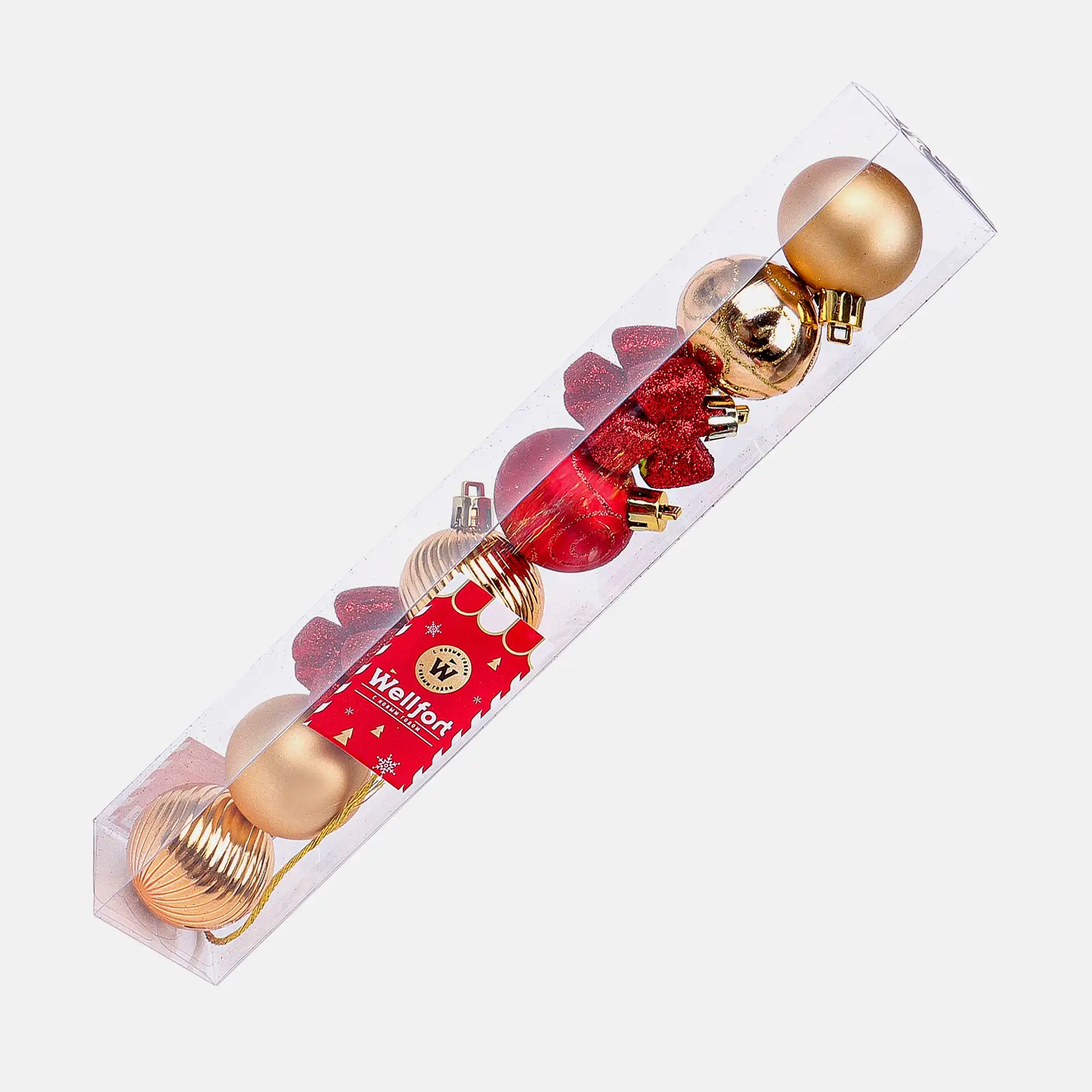 Набор шаров с бантиками 10шт Q24-4446MK