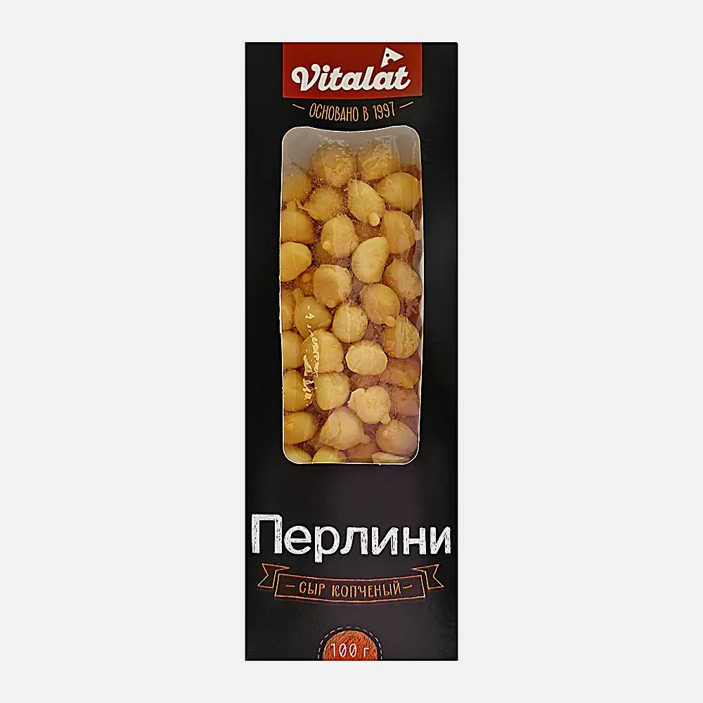 Изображение товара Сыр Vitalat Perlini копченый 40% 100г Изображение товара Сыр Vitalat Perlini копченый 40% 100г