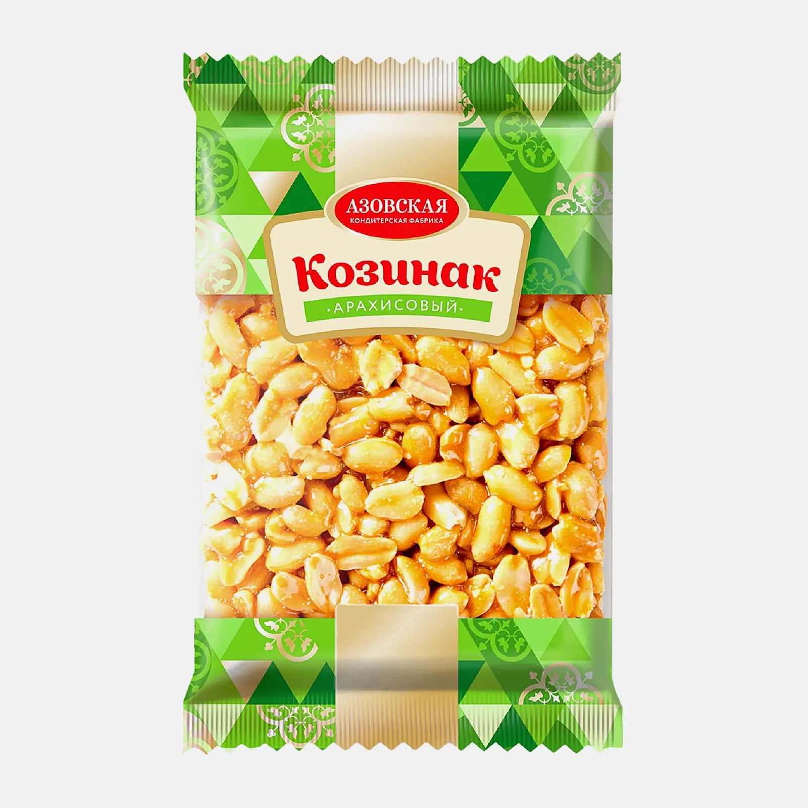 Изображение товара Козинак Арахисовый Азовская КФ 170г - полезный десерт с орехами и семечками
