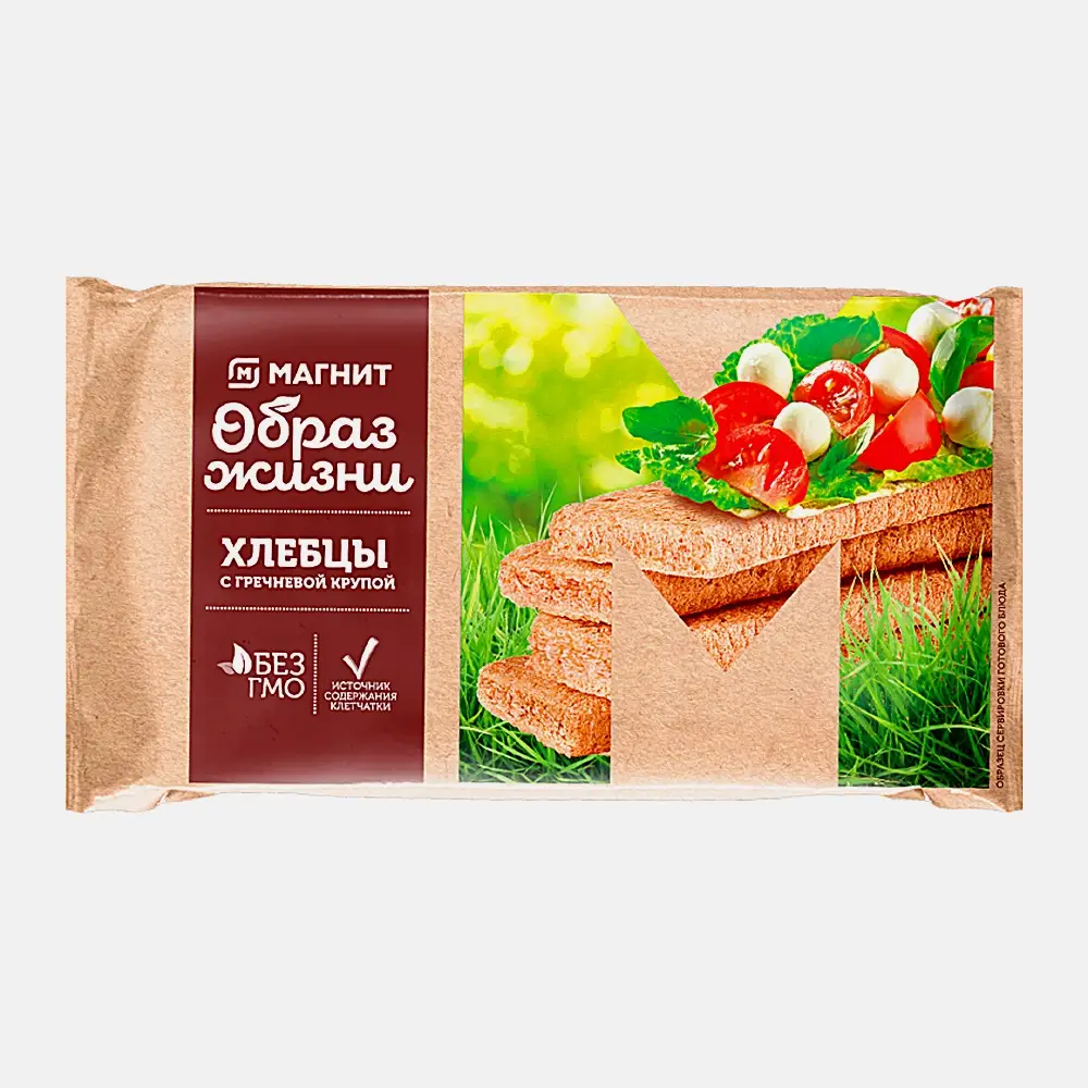 Изображение товара Хлебцы Гречневые ржаные М Образ Жизни 100г