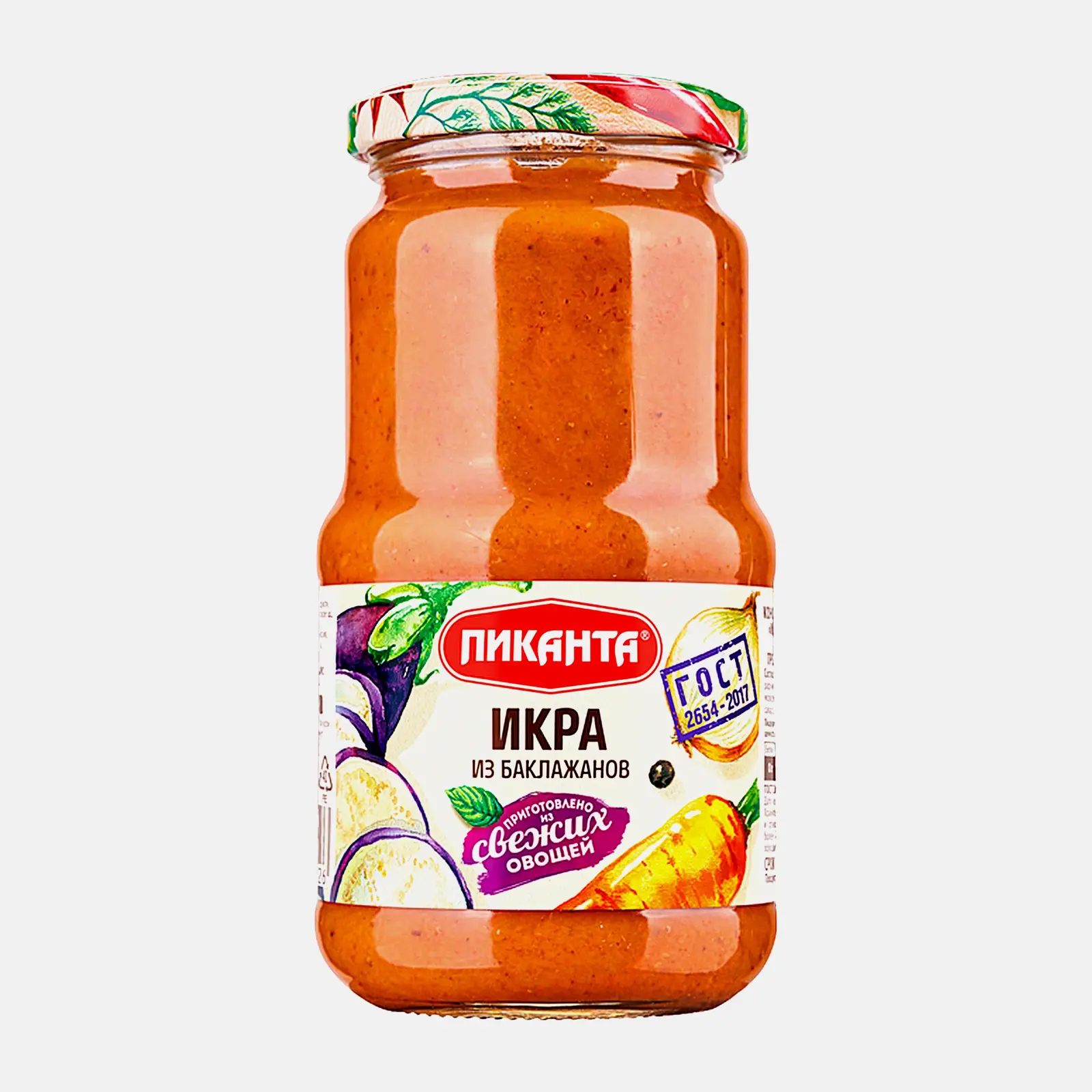 Икра Пиканта из баклажанов 460г Икра Пиканта из баклажанов 460г