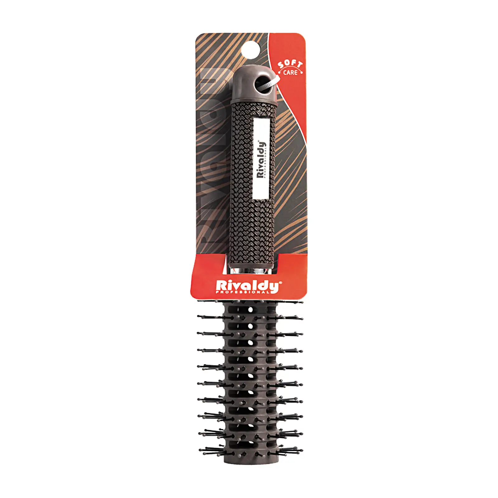 Расческа-брашинг Магнат Brown СМ6861 d-4.5см 79г