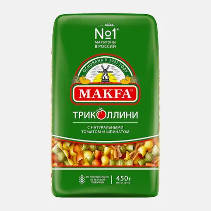 Макароны Макфа Триколлини Свитки 450г