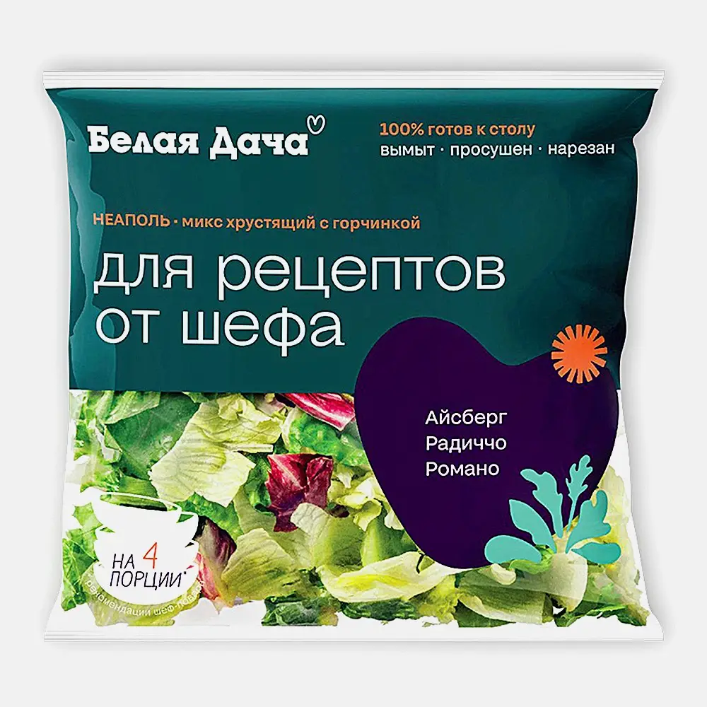 Изображение товара Салатный микс Неаполь Белая дача 130г