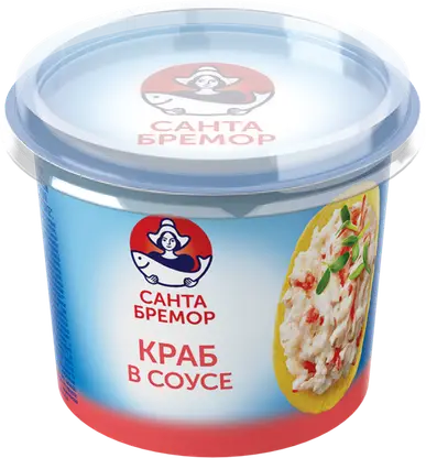 Изображение товара Паста Санта Бремор Краб в сливочном соусе 150г