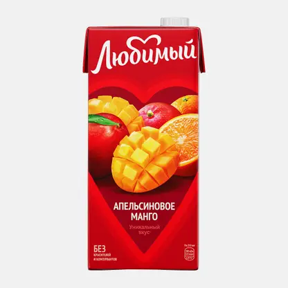 Напиток Любимый Апельсиновое манго 950мл