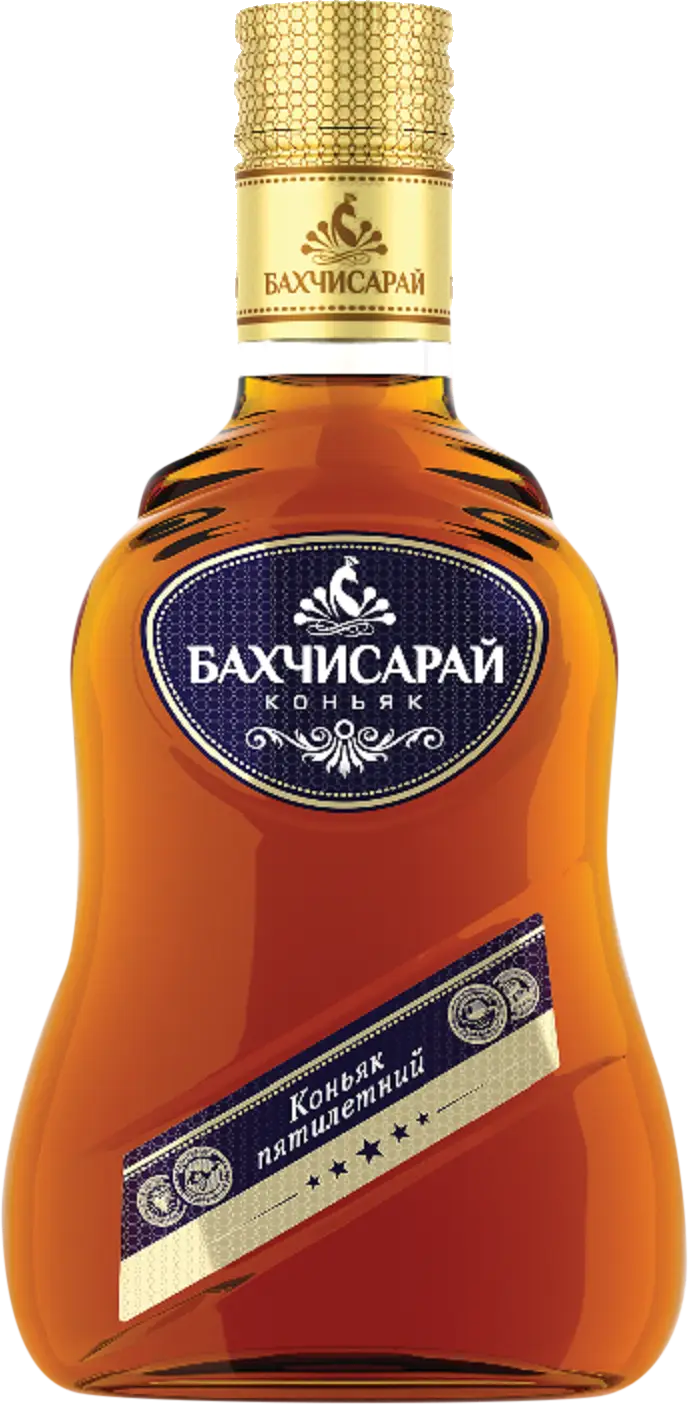 Изображение товара Крымский пятилетний коньяк Бахчисарай 500 мл насыщенный аромат и мягкий вкус