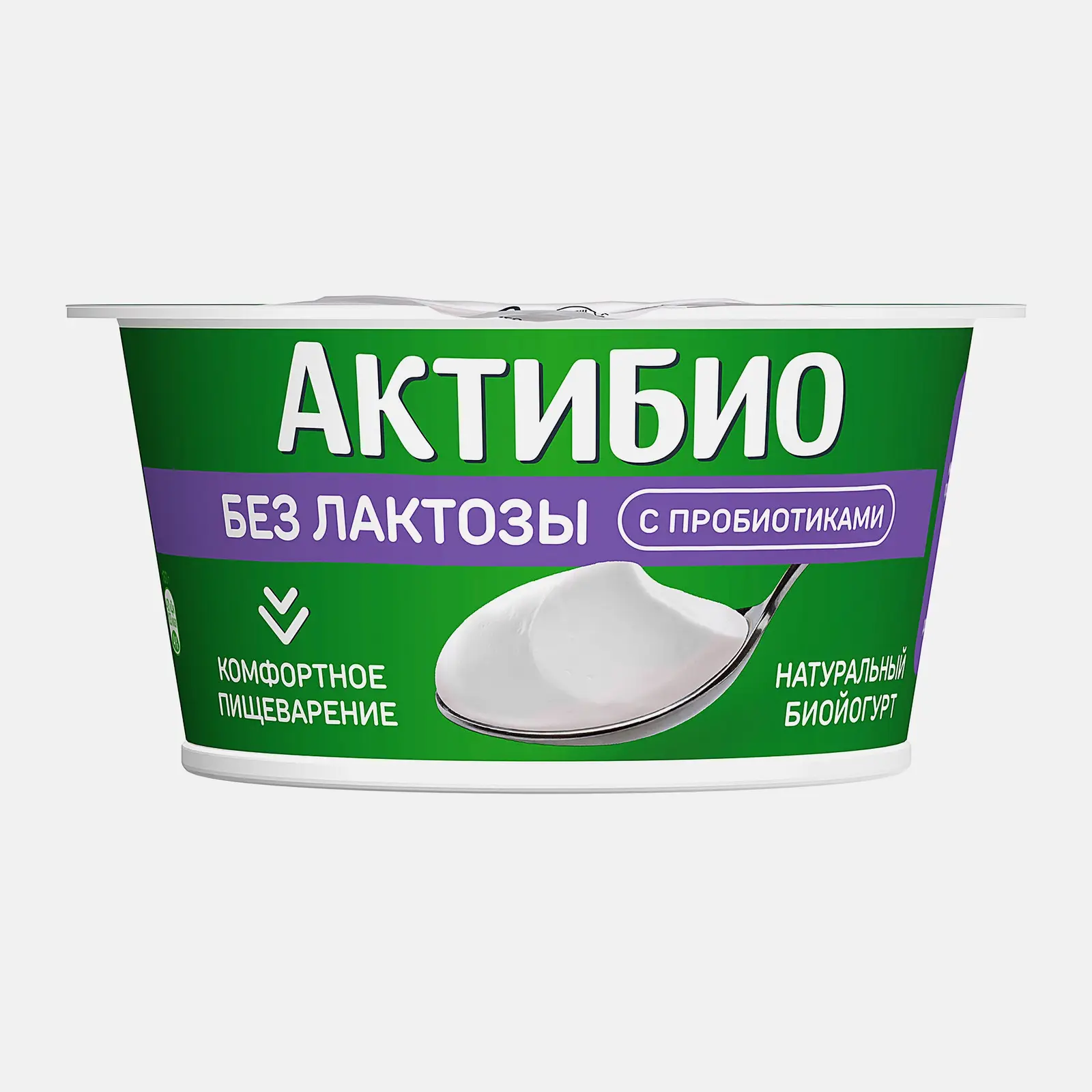Биойогурт безлактозный Актибио 3.4% 130г