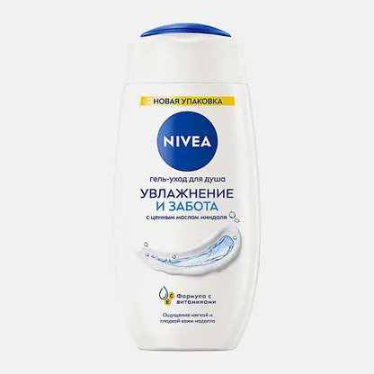 Крем-гель для душа Увлажнение и забота NIVEA 250мл