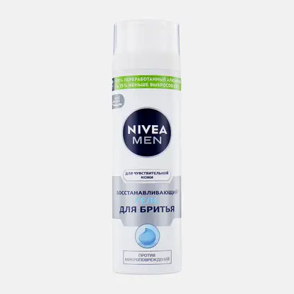 Восстанавливающий гель для бритья для чувствительной кожи NIVEA Men 200мл