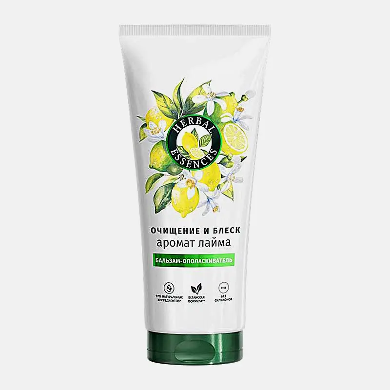 Бальзам ополаскиватель с ароматом лайма Herbal Essences 250мл Бальзам ополаскиватель с ароматом лайма Herbal Essences 250мл