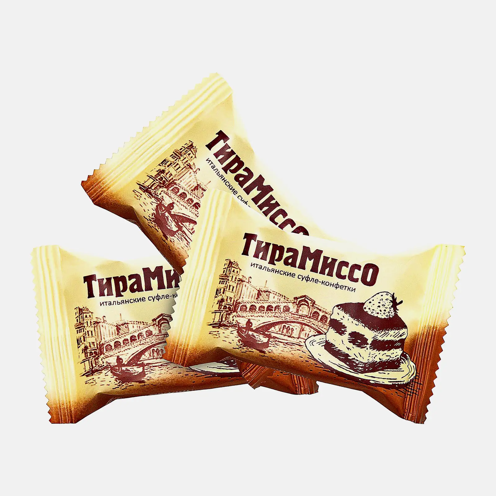 Изображение товара Конфеты Сладуница Тирамиссо шоколадные с глазурью 0.3 кг
