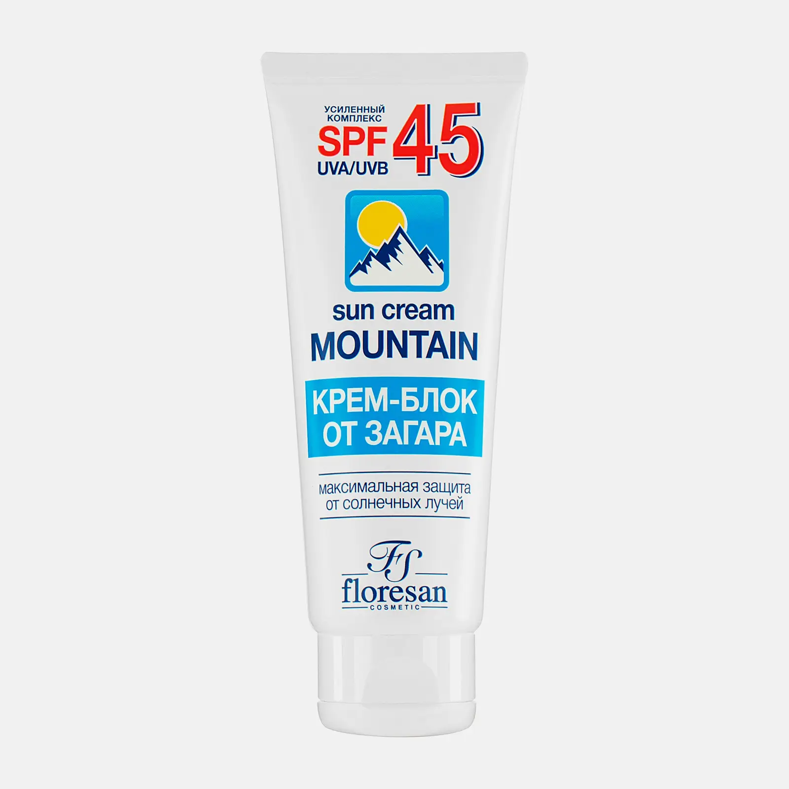 Крем-блок от загара Floresan водостойкий SPF45 60мл