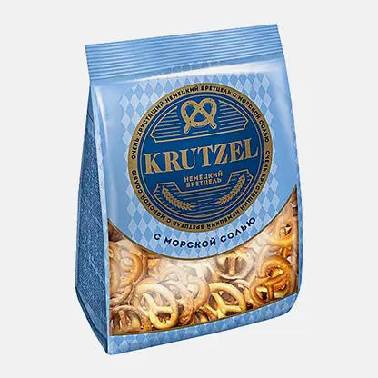 Крендельки Бретцель с морской солью Krutzel 250г