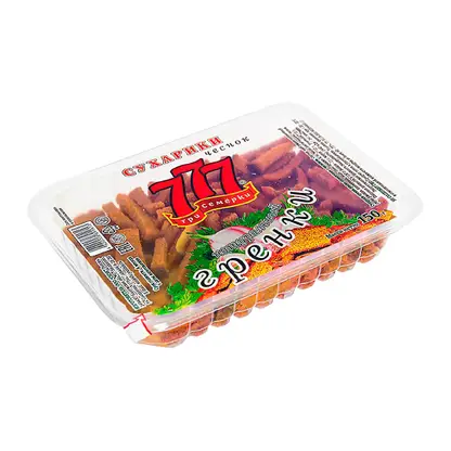 Изображение товара Гренки 777 Чеснок 150г