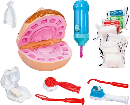 Набор для лепки Genio Kids Доктор Зуб 750г 32*23*7см
