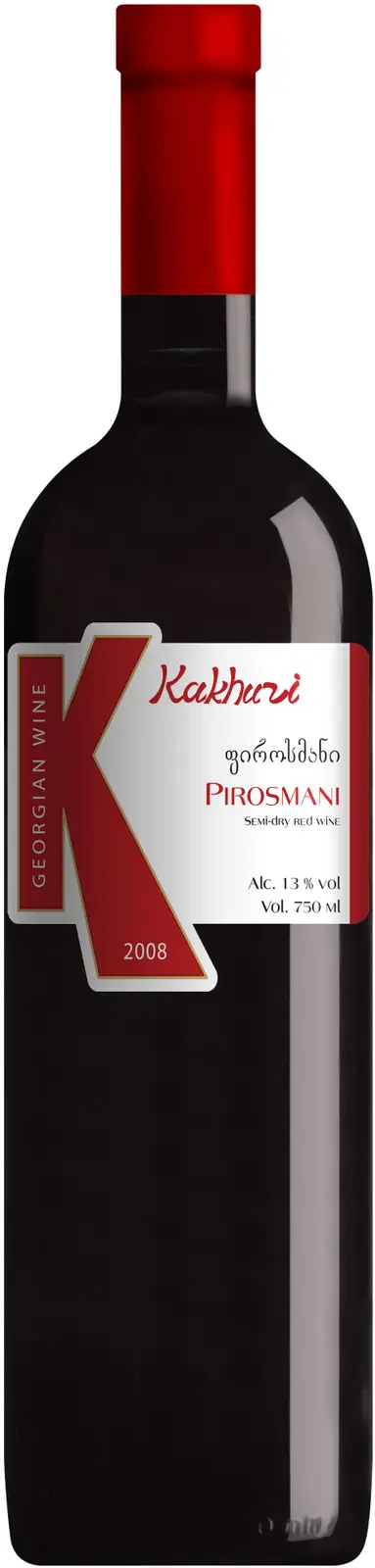 Изображение товара Кахури Пиросмани красное полусухое вино 750мл Грузия