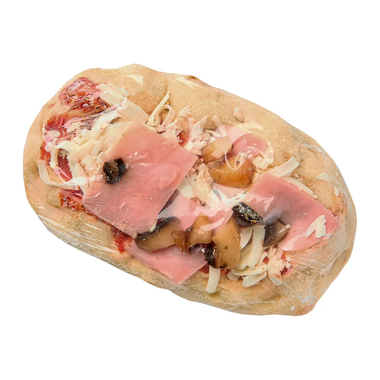 Изображение товара Римские мини-пиццы 4 сыра и ветчина-грибы замороженные 370г