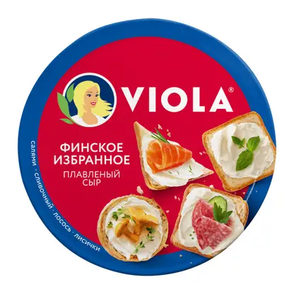 Изображение товара Плавленый сыр Финское избранное ассорти Viola 35% 130г