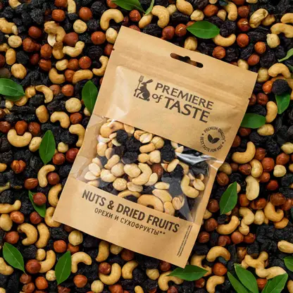 Изображение товара Смесь орехово-фруктовая Premium Premiere of Taste 140г