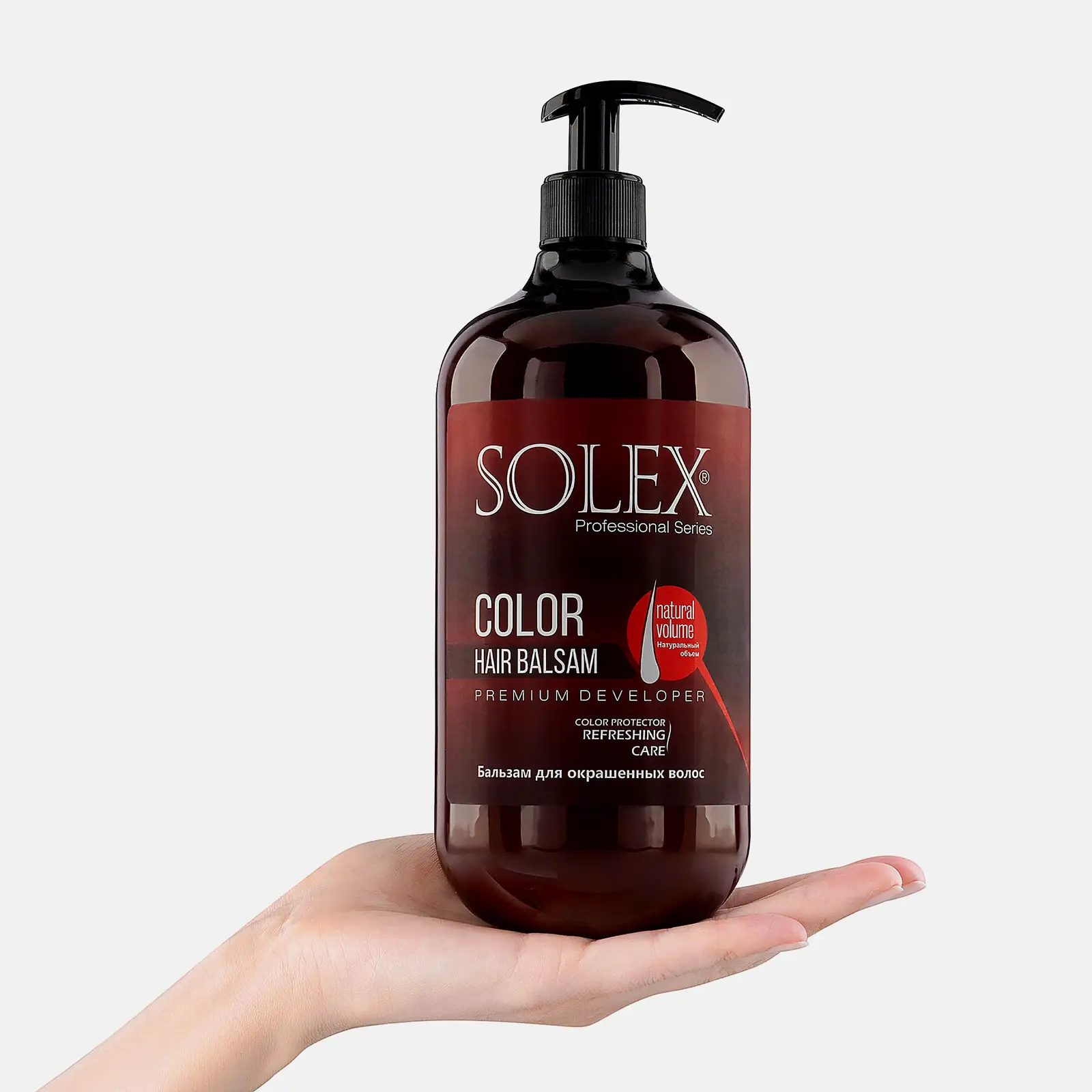 Бальзам для окрашенных волос Solex 1л