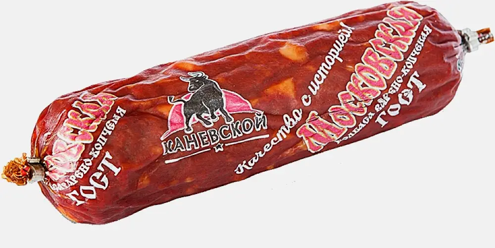 Колбаса Каневской МПК московская варено-копченая весовая