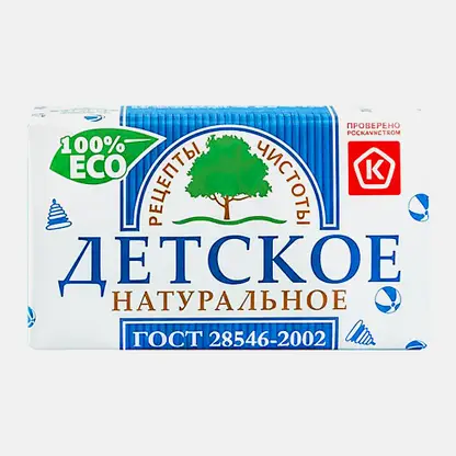 Мыло туалетное твёрдое Детское Рецепты Чистоты 180г