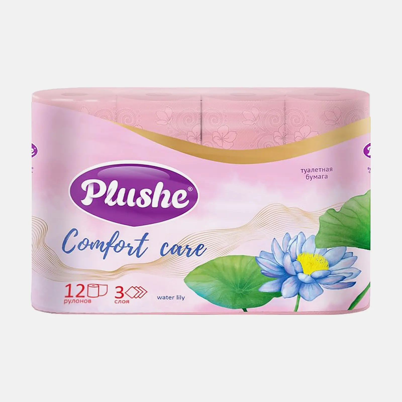 Туалетная бумага Plushe Comfort Кокос/Лилия/Нектарин 3 слоя 12 рулона в ассортименте - фото 2 Туалетная бумага Plushe Comfort Кокос/Лилия/Нектарин 3 слоя 12 рулона в ассортименте - фото 2