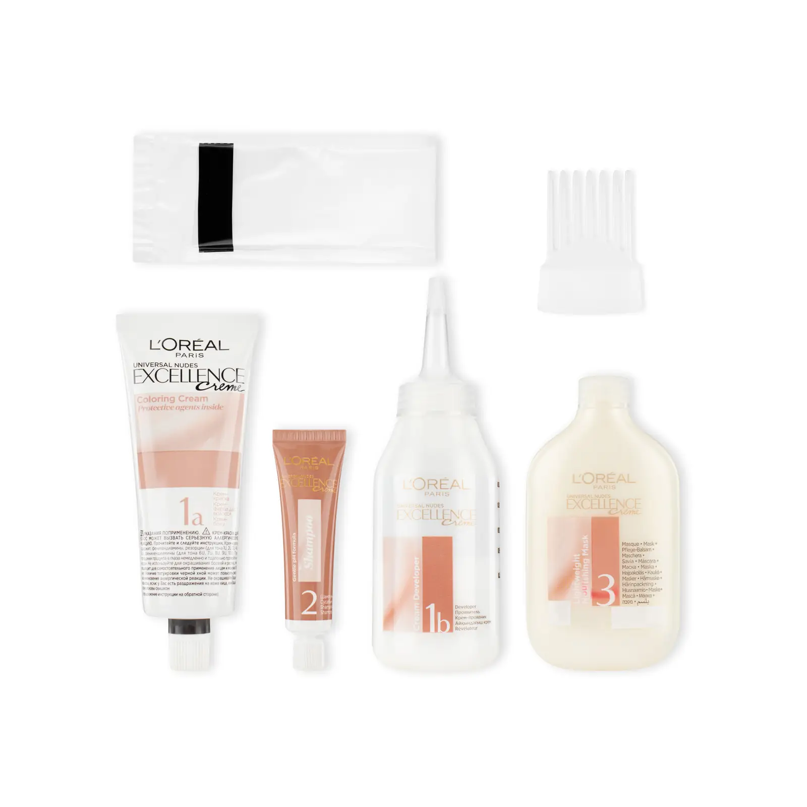 Крем-краска для волос L’Oréal Paris Excellence Crème без аммиака Универсальные Нюдовые оттенки 4U универсальный каштановый