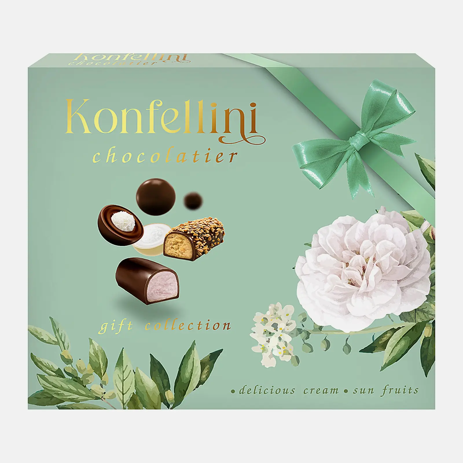 Изображение товара Набор конфет Konfellini глазированных с начинками 255г