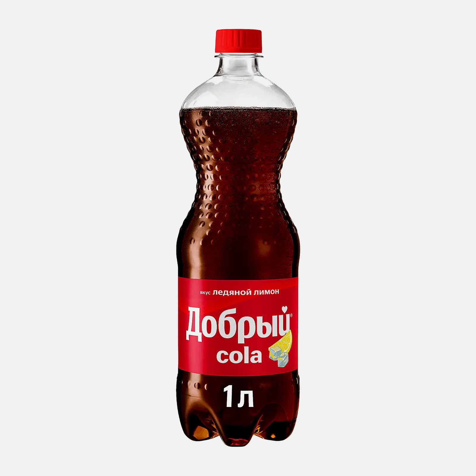 Напиток Кола со вкусом Ледяной лимон Добрый 1л