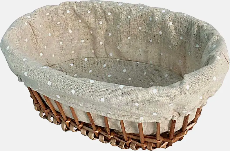 Сухарница овальная 16*25см